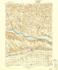 Ogallala 1900 topographic map thumbnail