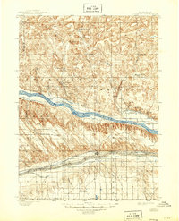 Ogallala 1900 topographic map thumbnail