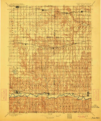 Red Cloud 1897 topographic map thumbnail