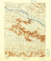 Scotts Bluff topographic map thumbnail