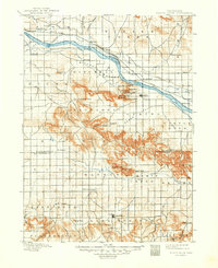 Scotts Bluff 1898 topographic map thumbnail