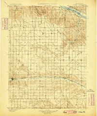 Sidney 1899 topographic map preview