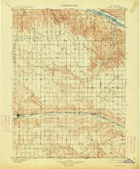 Sidney 1899 topographic map preview