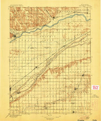 Stromsburg 1896 topographic map preview