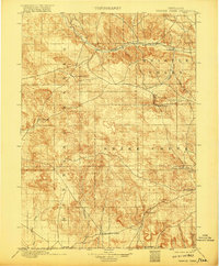 Whistle Creek 1899 topographic map thumbnail