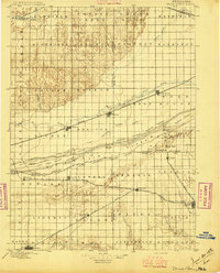 Wood River 1896 topographic map thumbnail