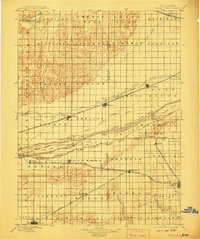 Wood River 1896 topographic map thumbnail