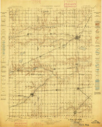 York 1898 topographic map thumbnail