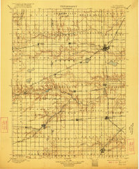 York 1899 topographic map thumbnail