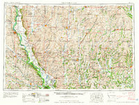Nebraska City 1958 topographic map thumbnail