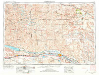 North Platte 1954 topographic map thumbnail