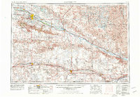 Scottsbluff 1954 topographic map thumbnail