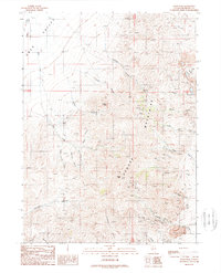 Adam Peak 1988 topographic map thumbnail