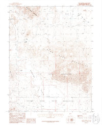 Allen Springs 1987 topographic map thumbnail