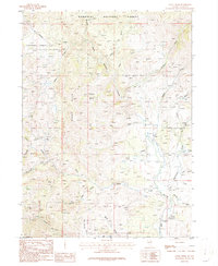 Annie Creek 1986 topographic map thumbnail