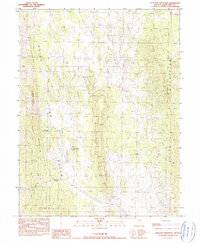 Antelope Mountain 1990 topographic map thumbnail