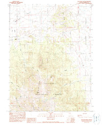 Antelope Peak 1990 topographic map thumbnail