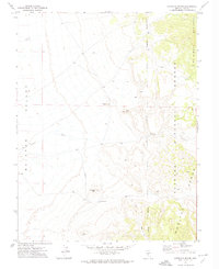 Antelope Spring 1971 topographic map thumbnail