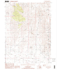 Antler Peak 1984 topographic map thumbnail