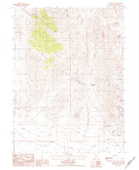 Antler Peak 1984 topographic map thumbnail