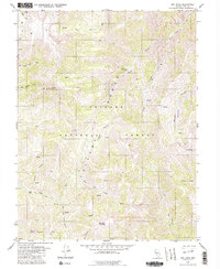 Arc Dome 1980 topographic map thumbnail