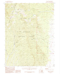 Arch Canyon 1987 topographic map thumbnail