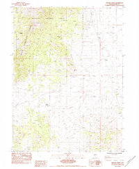 Arizona Spring 1984 topographic map thumbnail
