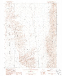 Arrow Canyon NW 1986 topographic map thumbnail