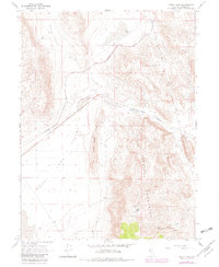 Astor Pass 1964 topographic map thumbnail