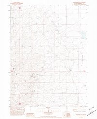 Awakening Peak 1982 topographic map thumbnail