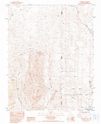 Azure Ridge 1983 topographic map thumbnail