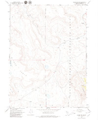 Badger Mtn NW 1966 topographic map thumbnail