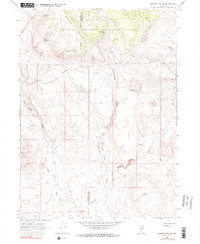 Badger Mtn SE topographic map thumbnail