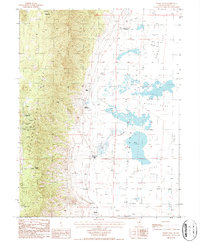 Bailey Pass 1986 topographic map thumbnail
