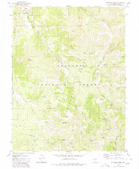 Bakeoven Creek 1980 topographic map thumbnail