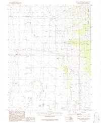 Baking Powder Flat 1986 topographic map thumbnail
