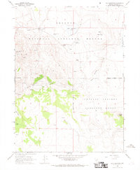 Bald Mountain 1966 topographic map thumbnail