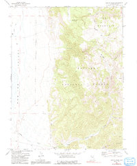 Barley Creek 1971 topographic map thumbnail