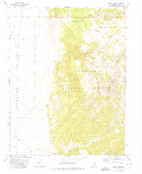 Barley Creek 1971 topographic map thumbnail
