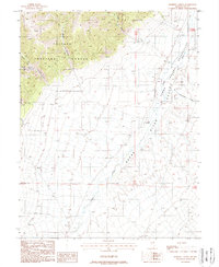 Barrett Canyon 1988 topographic map thumbnail