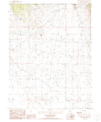 Bartine Ranch NE 1986 topographic map thumbnail