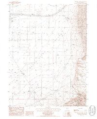 Bateman Spring 1986 topographic map preview