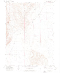 Battle Creek Ranch 1972 topographic map thumbnail