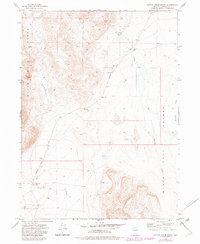 Battle Creek Ranch 1972 topographic map thumbnail