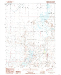 Battleground Point 1985 topographic map thumbnail