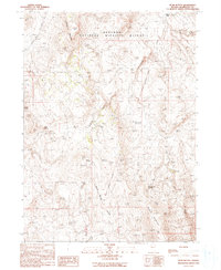 Bear Buttes 1990 topographic map thumbnail