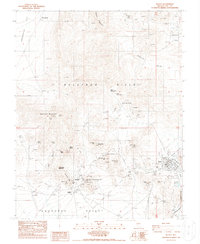 Beatty 1987 topographic map thumbnail