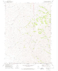 Beaver Peak 1970 topographic map thumbnail