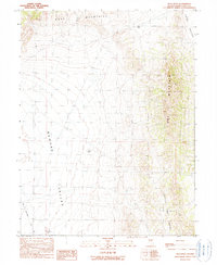 Beck Pass 1990 topographic map thumbnail