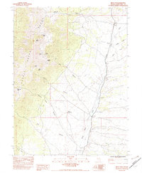 Becky Peak 1982 topographic map thumbnail